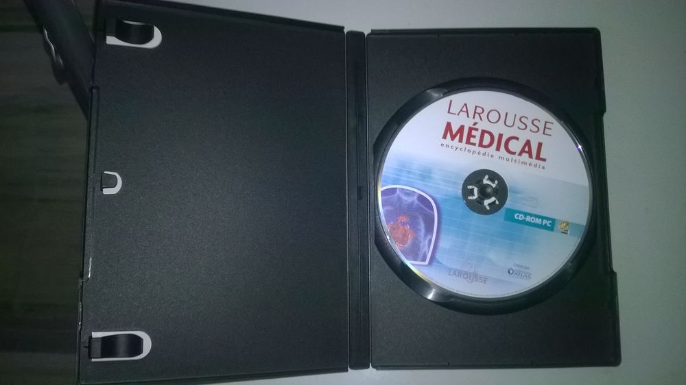 Logiciel Larousse M&eacute;dical
Excellent etat
La premi&egrave;re enc
Matériel informatique