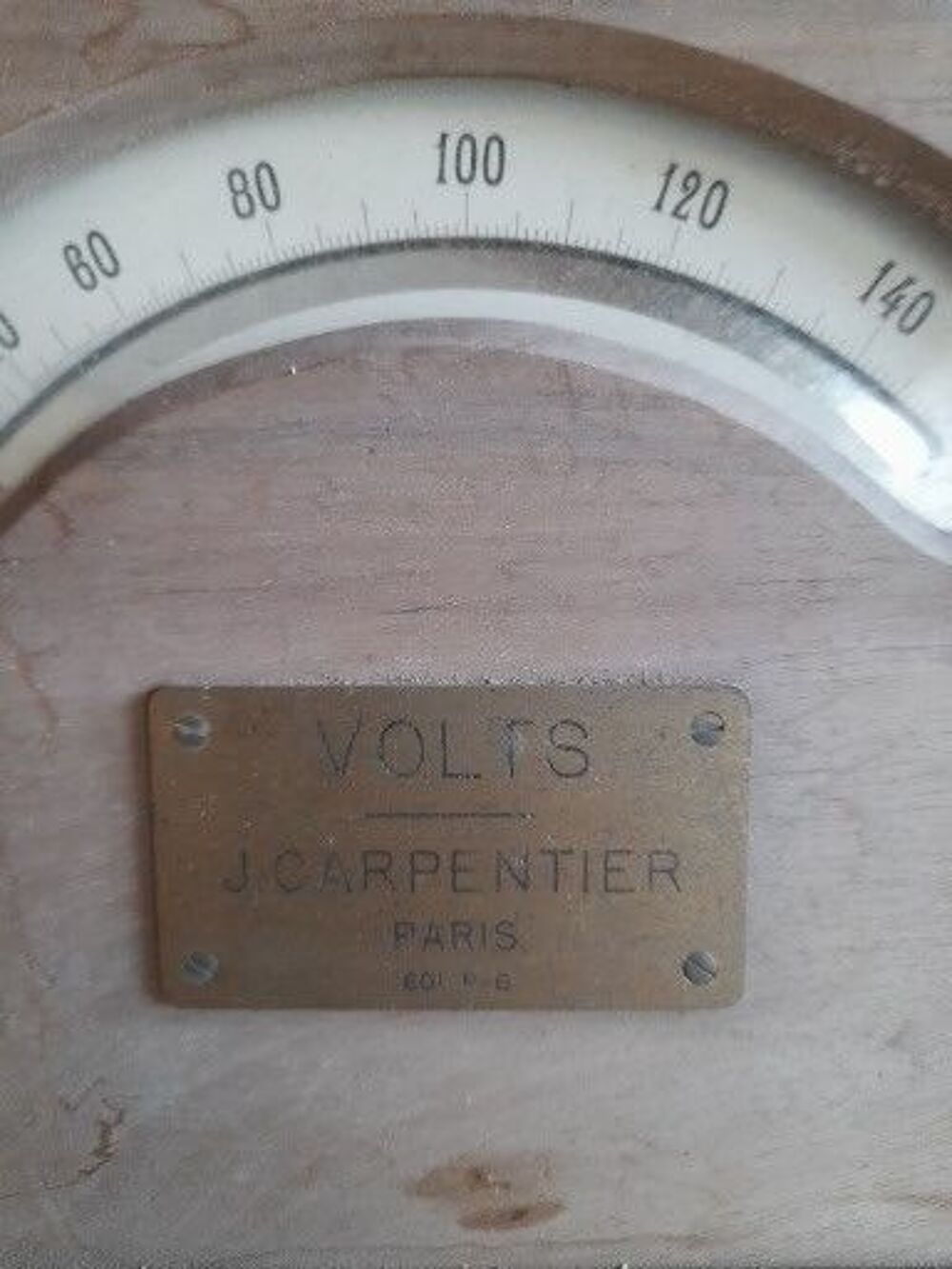 voltm&egrave;tre tr&eacute;s rare j carpentier ann&eacute;e 1900 