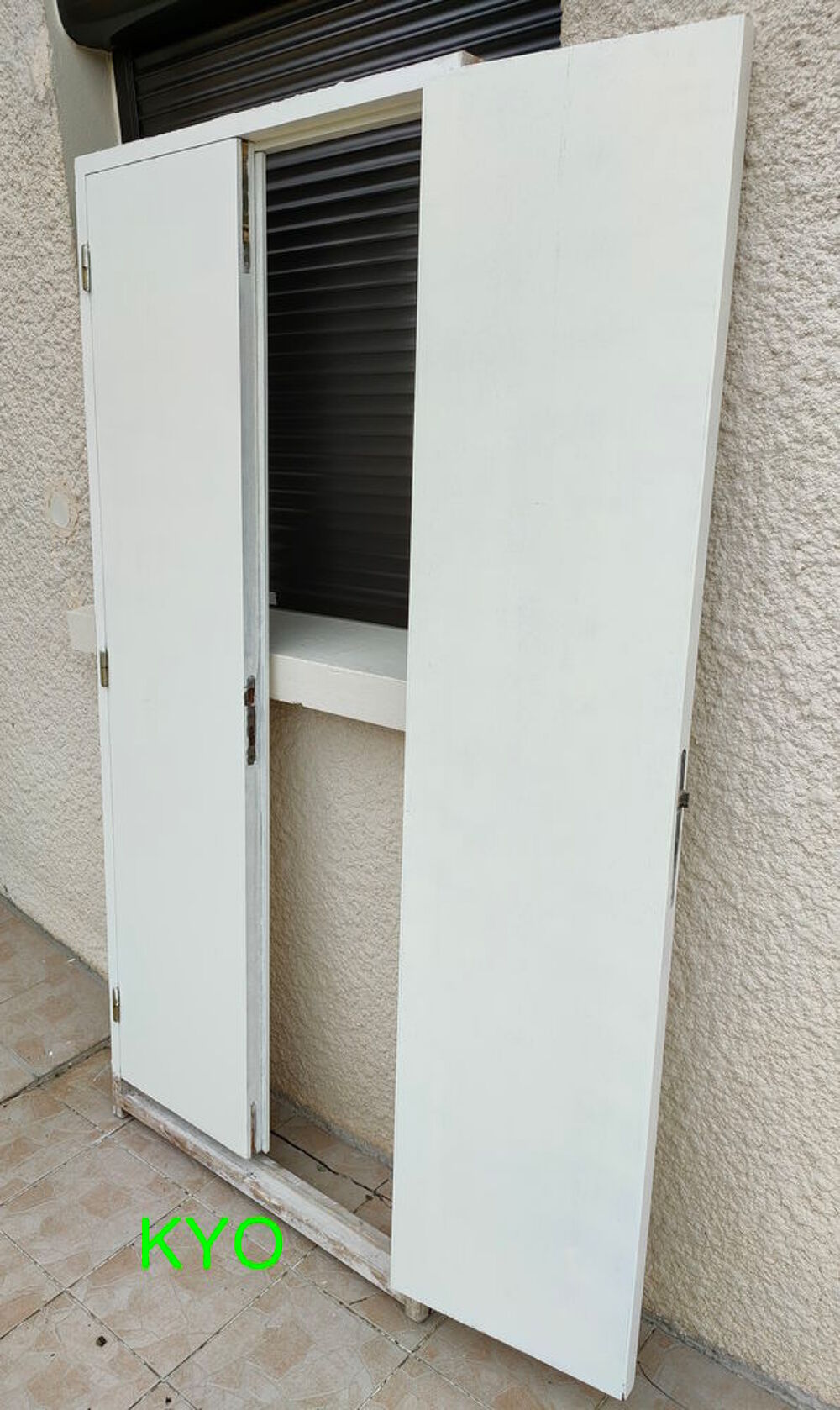 Bloc-porte 2 vantaux, Portes de placard doubles bois blanc Bricolage