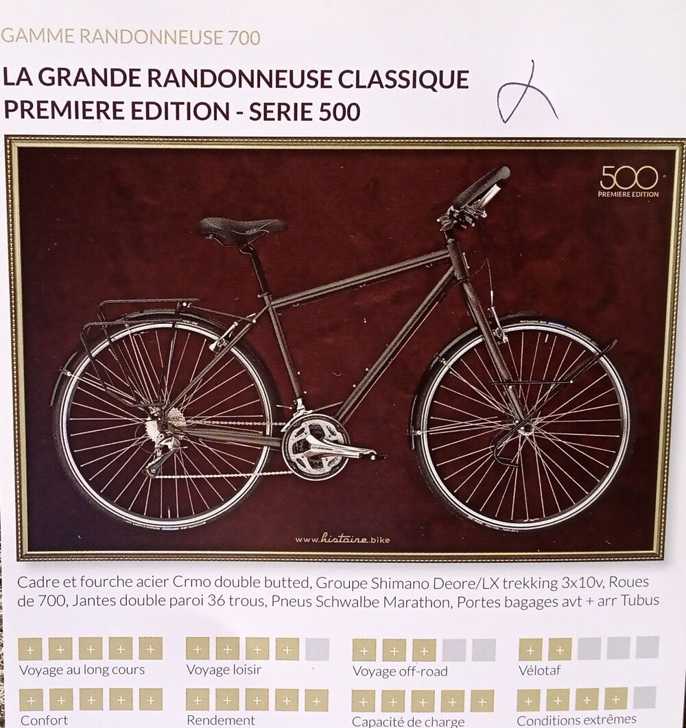 V&eacute;lo de voyage Histoire.bike Vlos