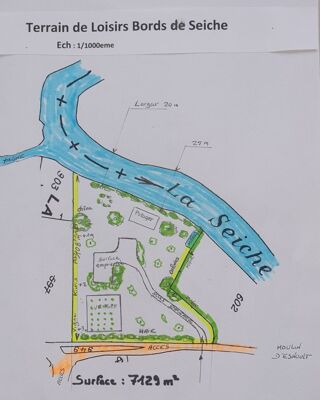  Terrain  vendre 7129 m