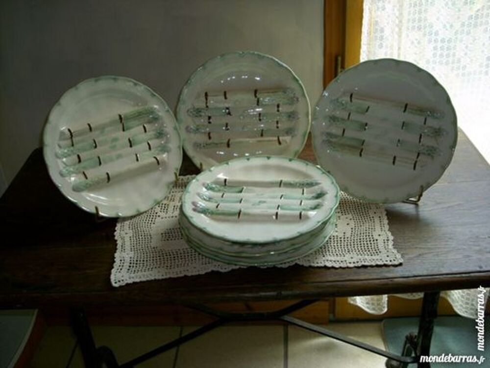6 assiettes asperges Cuisine