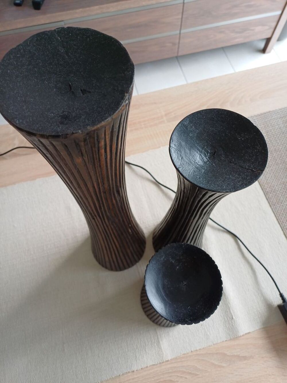 BOUGEOIRS EN BOIS Décoration