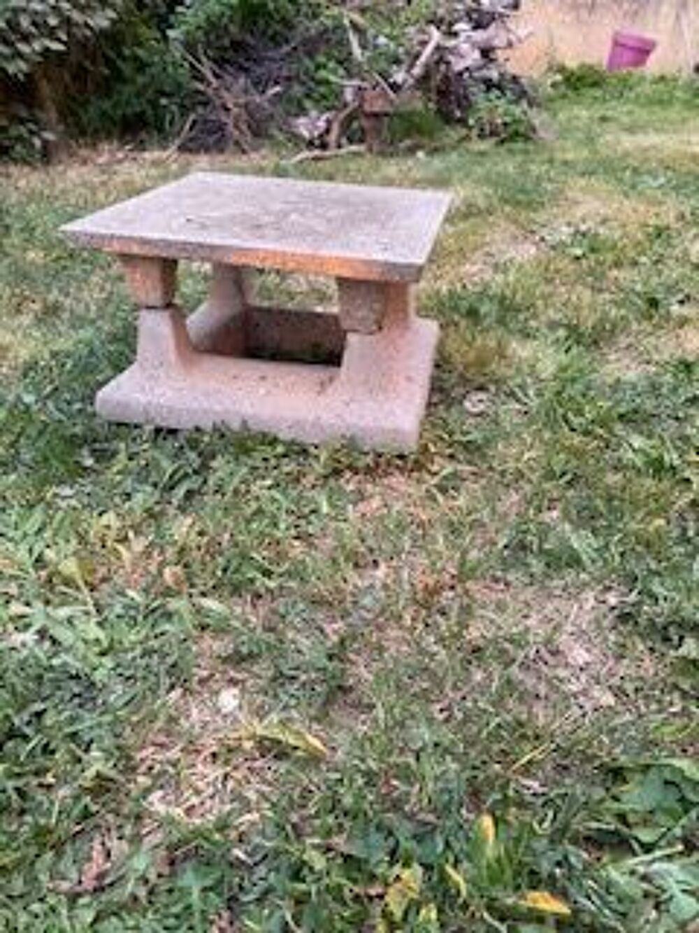 Chapeau de chemin&eacute;e en b&eacute;ton Bricolage