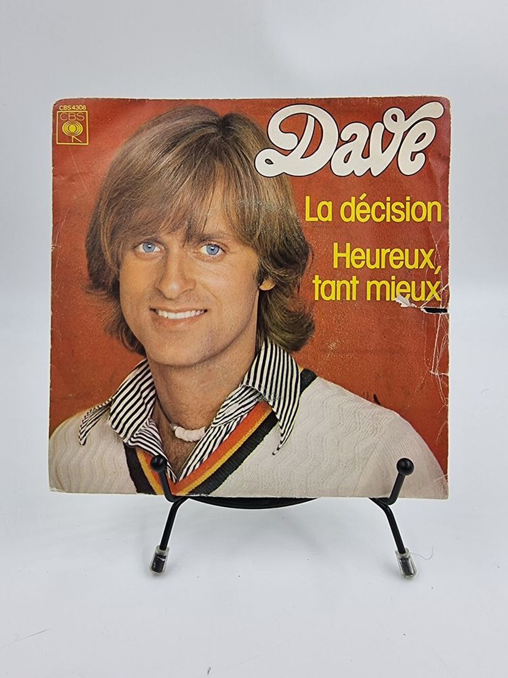 Vinyle 45 tours Dave : La D&eacute;cision / La d&eacute;cision Heureux... CD et vinyles