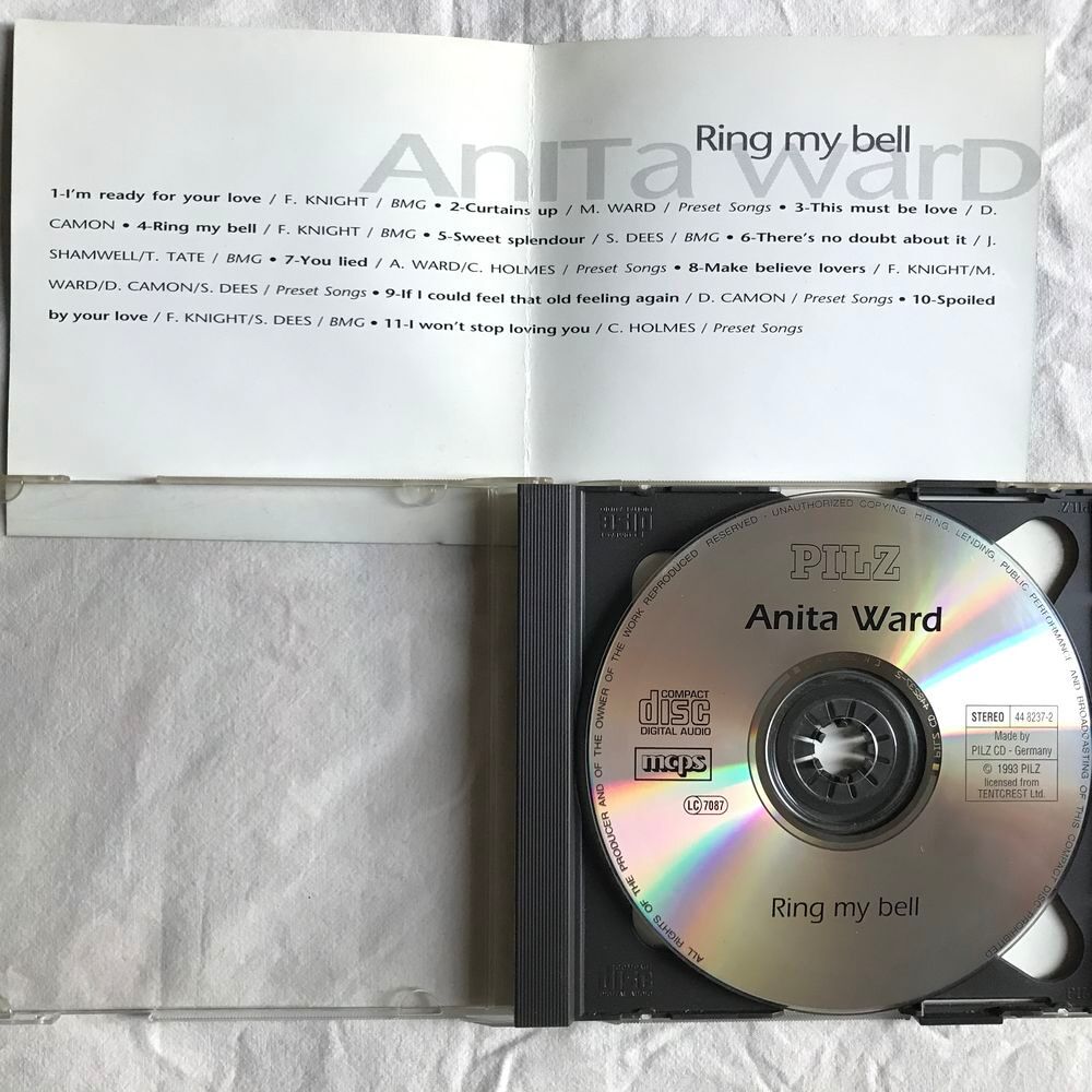 CD Anita Ward Ring My Bell CD et vinyles
