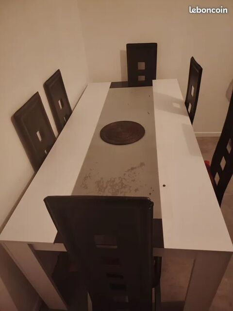 TABLE SALLE A MANGER+6 CHAISES 80 Moncel-l�s-Lun�ville (54)