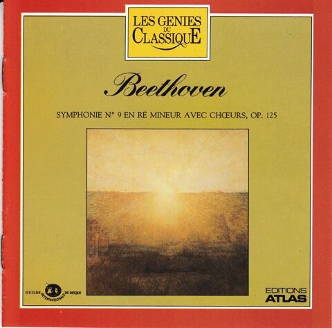 CD    Beethoven    Symphonie N°9 4 Antony (92)