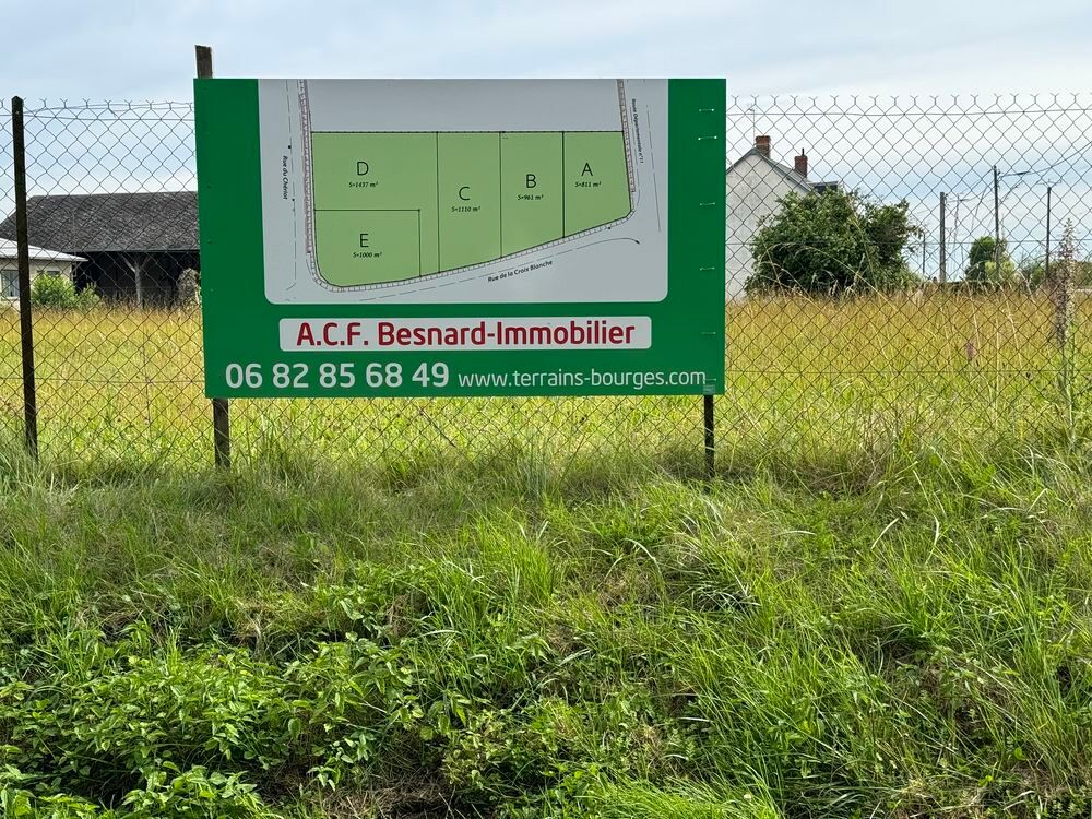Vente Terrain TERRAIN  CONSTRUCTIBLE  LISY PIGNY Bourges