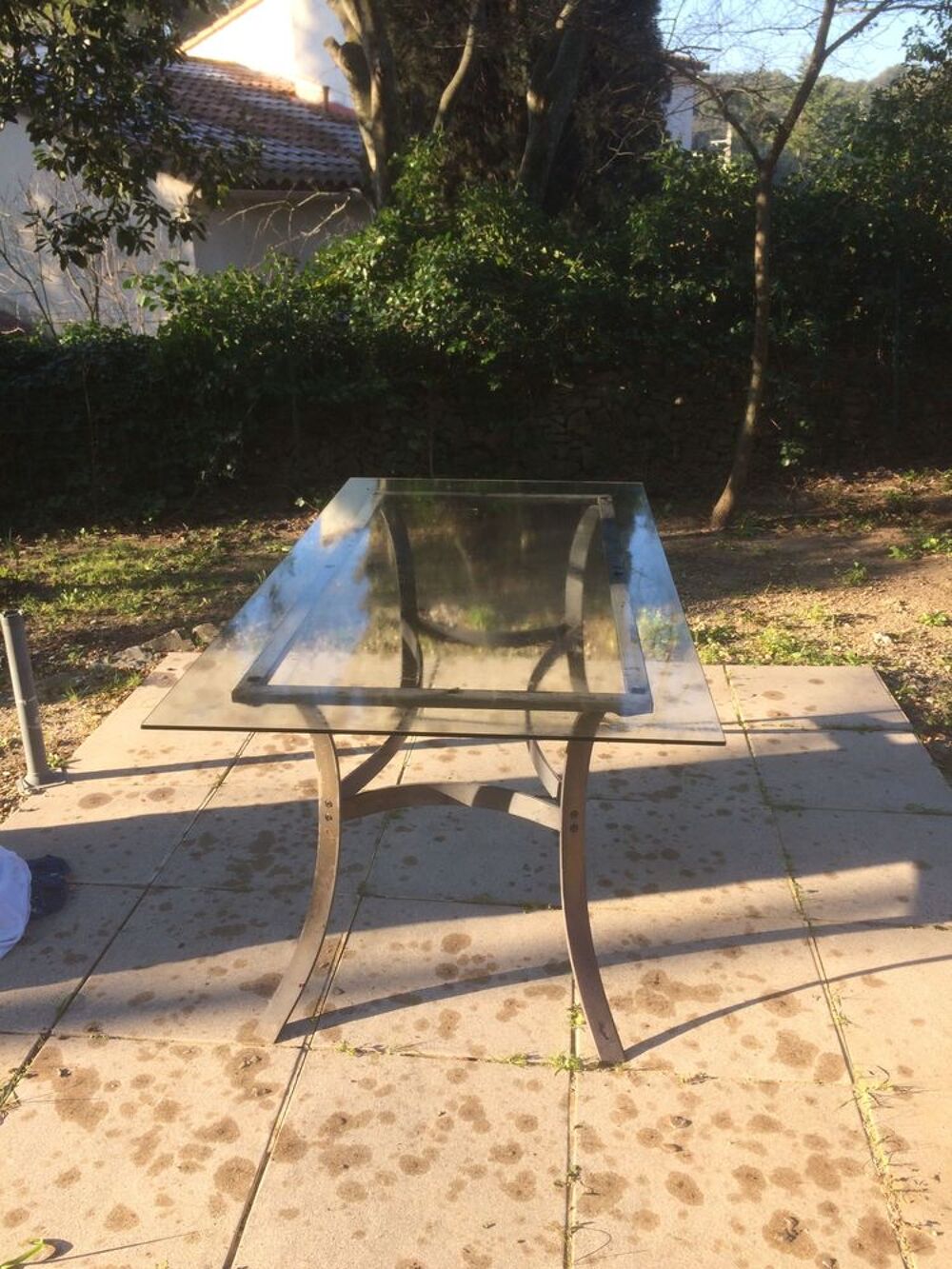 table fer verre Meubles