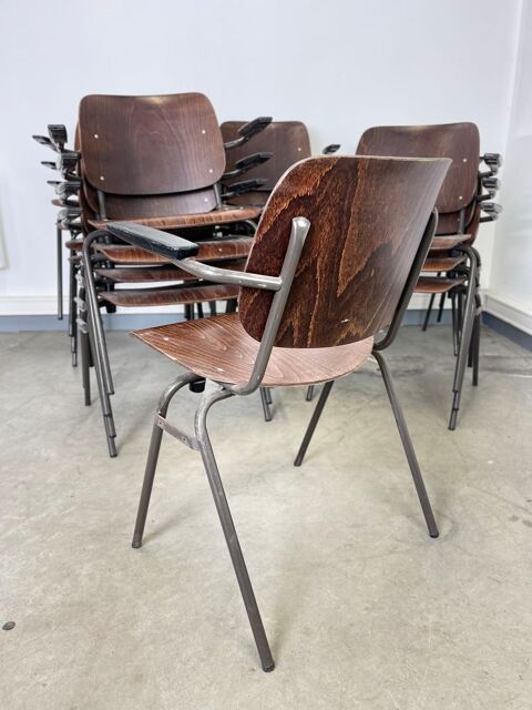 Lot de 24 chaises d'cole Marko Kwartet annes 70, Pays-Bas 2160 Lorient (56)