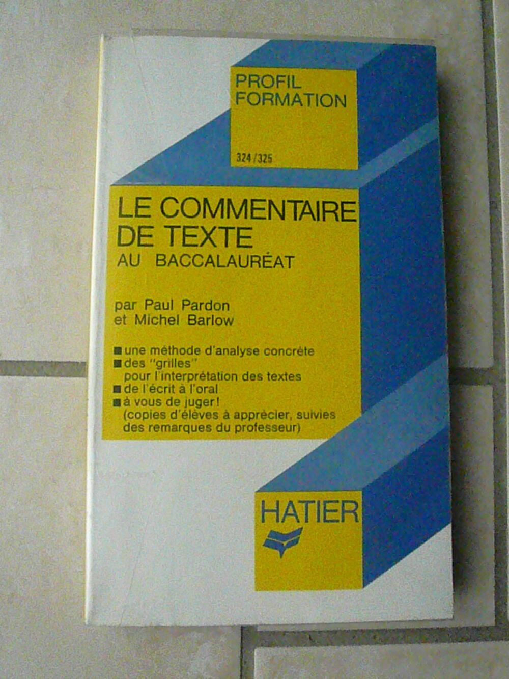 Livre Le commentaire de texte au baccalaur&eacute;at Livres et BD