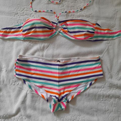 Maillot de bain  2pices multicolore 10 Houchin (62)
