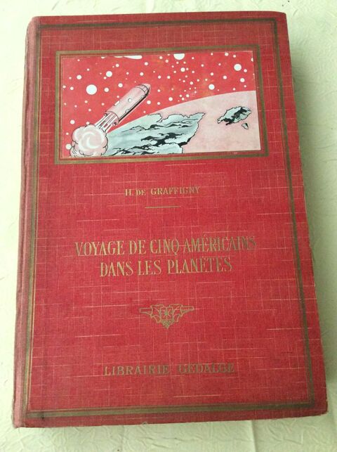 Livre ancien De Graffigny Voyage de cinq Américains ... 15 Gif-sur-Yvette (91)