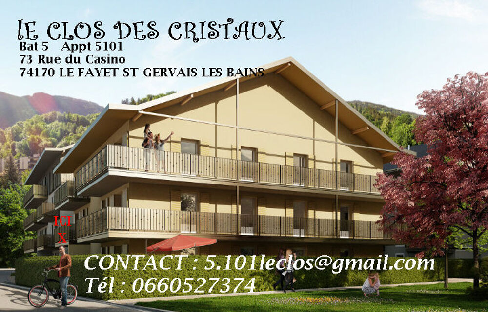   appartement neuf Saint Gervais les Bains/ Le Fayet Rhne-Alpes, Saint-Gervais-les-Bains (74170)