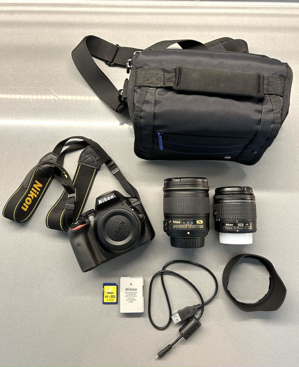 2 objectifs, 1 camera + accessoires - Pack int&eacute;gral &eacute;quipeme Photos/Video/TV