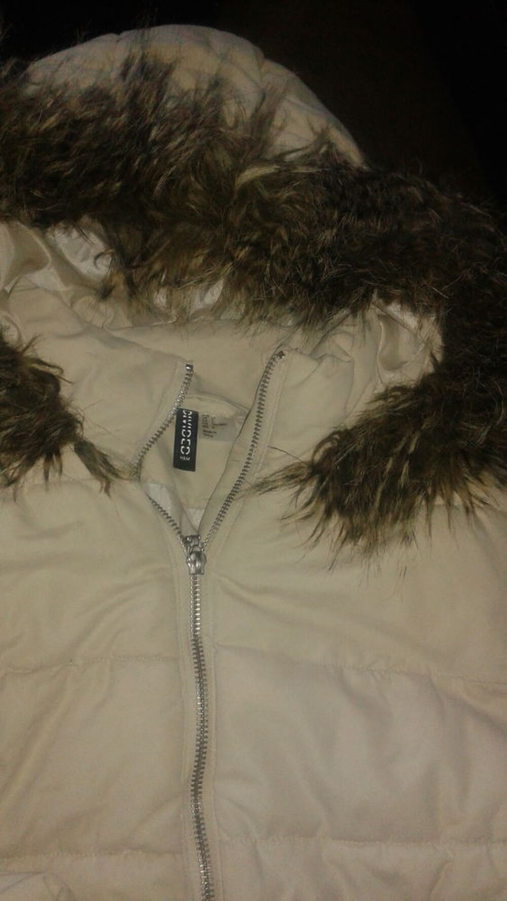  blouson &agrave; capuche beige V�tements