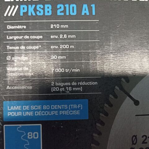 Scie circulaire de table Parkside 40 Qu�vert (22)