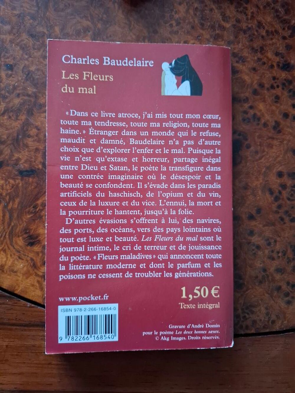 Les fleurs du mal - Charles Baudelaire - 2006 - bon &eacute;tat Livres et BD