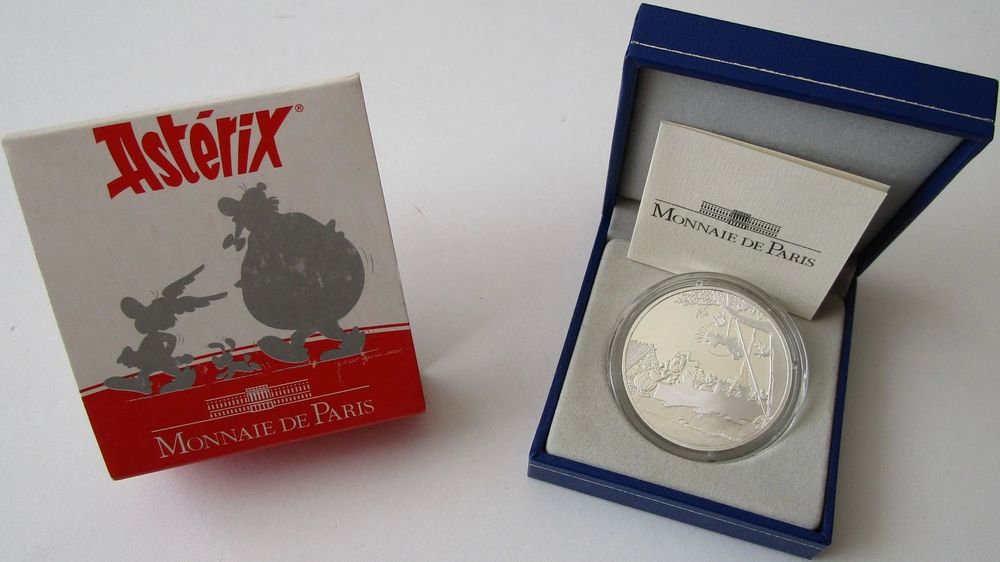 coffret complet 1,5 euros argent ASTERIX le banquet 