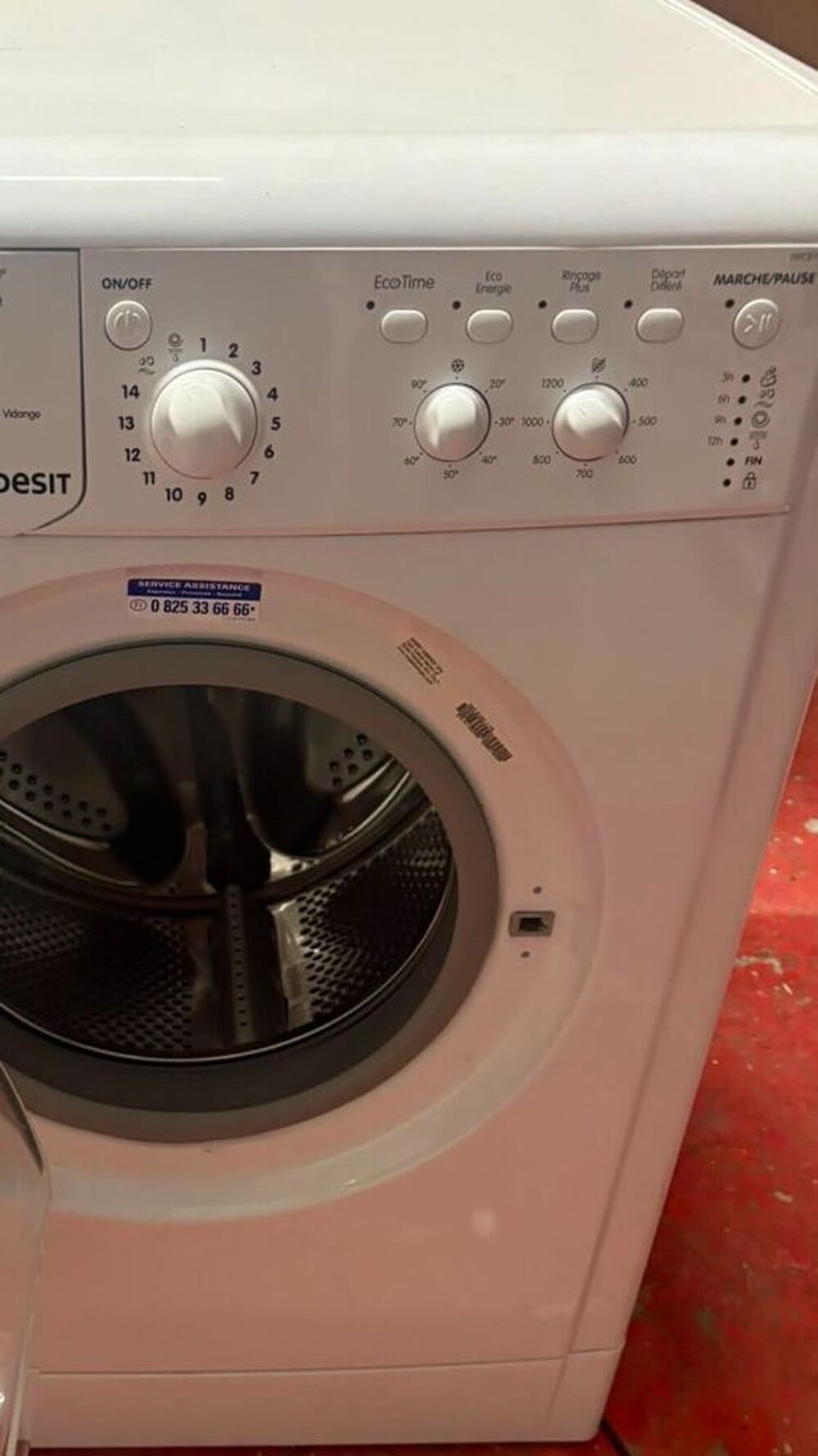 machine &agrave; laver comme neuve Indesit excellent &eacute;tat livraison et installation assur&eacute;e Electroménager