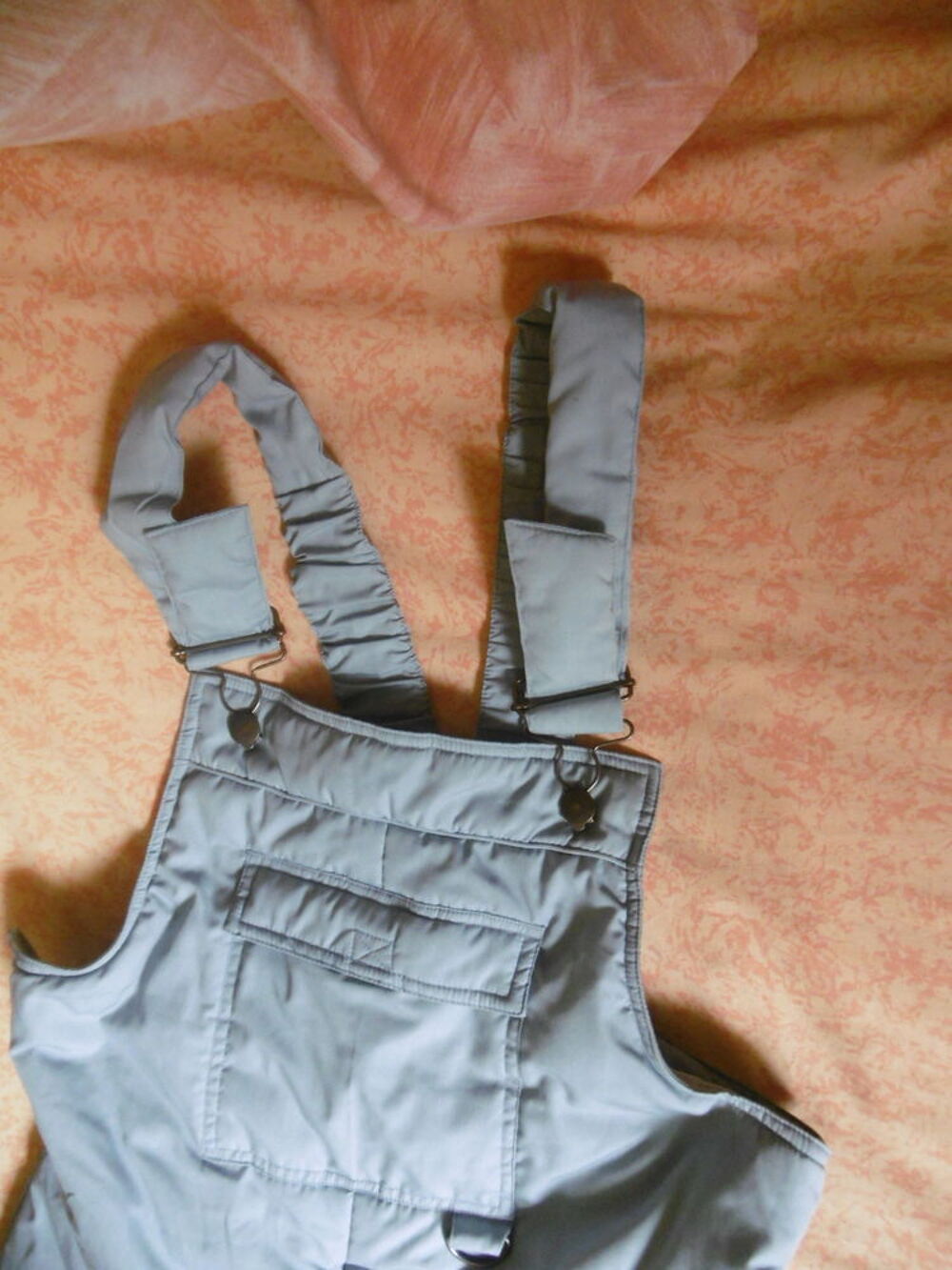 Salopette de ski mixte, gris clair, taille S (38) Vêtements