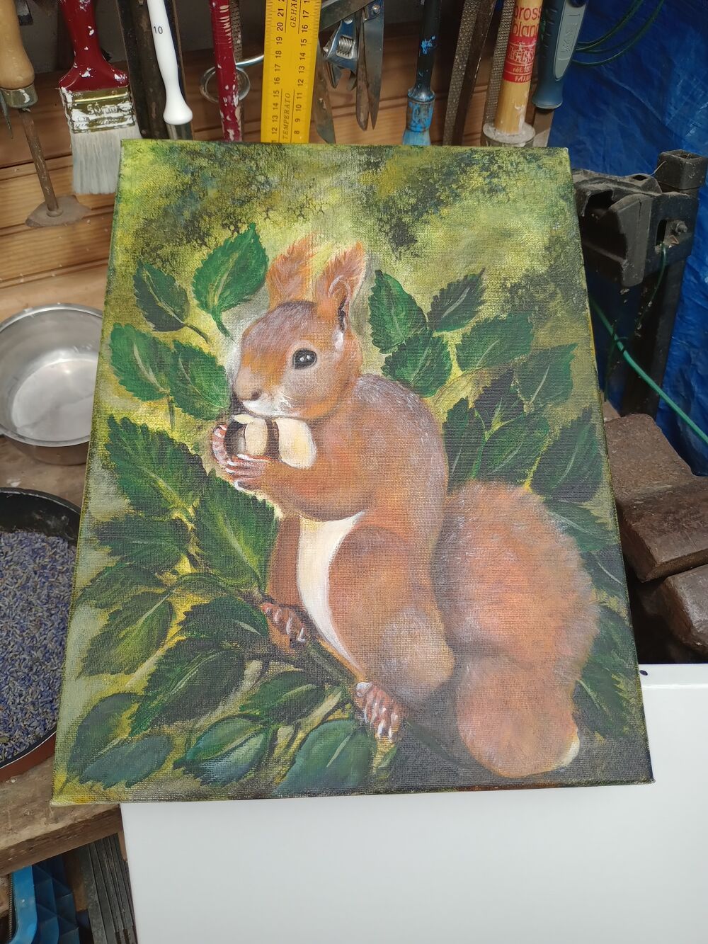 Tableau peint par une passionn&eacute;e de peintures
Décoration