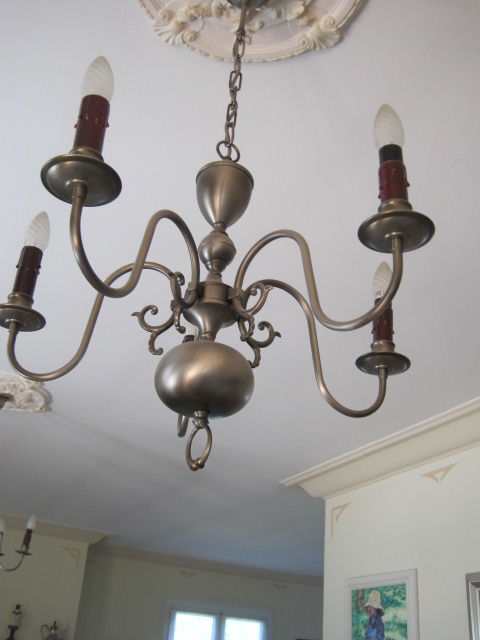 Deux lustres en �tain 300 Castres (81)