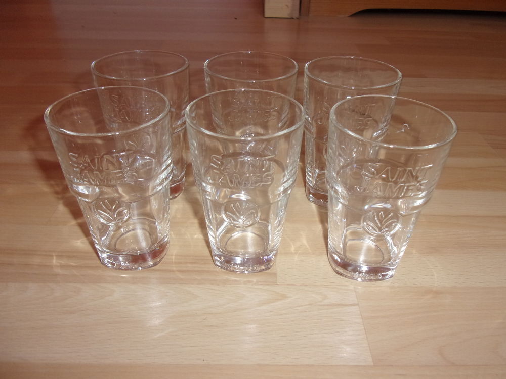 Lot de 6 verres Saint James 1765 (Neuf) Cuisine
