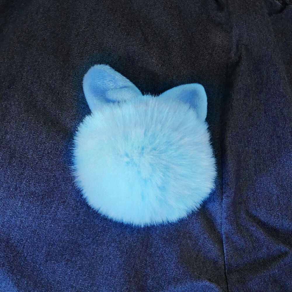 Gros porte-cl&eacute; pompon lapin, NEUF Bijoux et montres