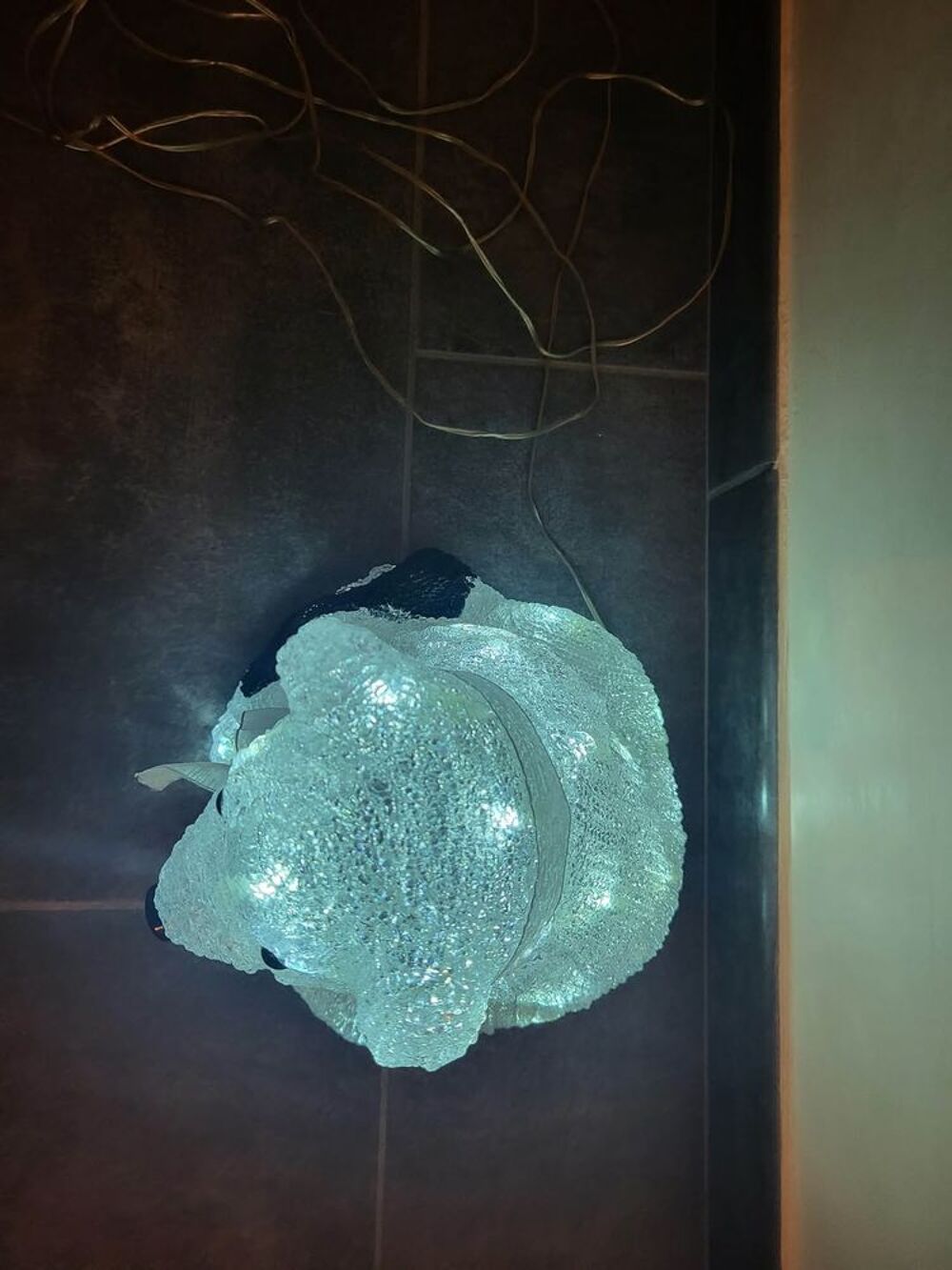 Ourson de Noel leds Blanc Décoration