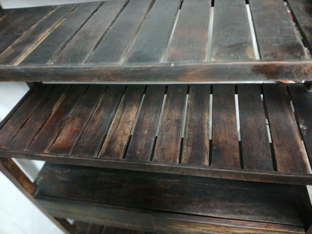 Etag&egrave;re en bois de teck L105cm Meubles