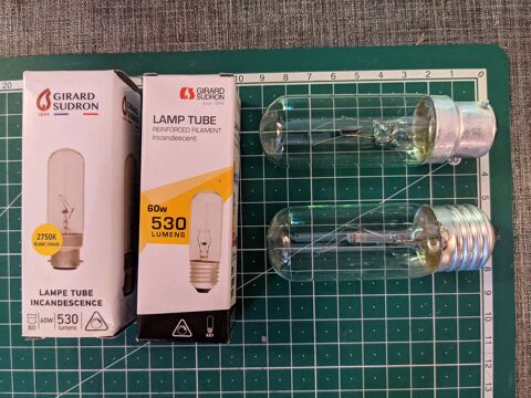 1 une ampoule TUBE au choix E27 ou B22. Lampe à incandescenc 5 Marseille 13 (13)