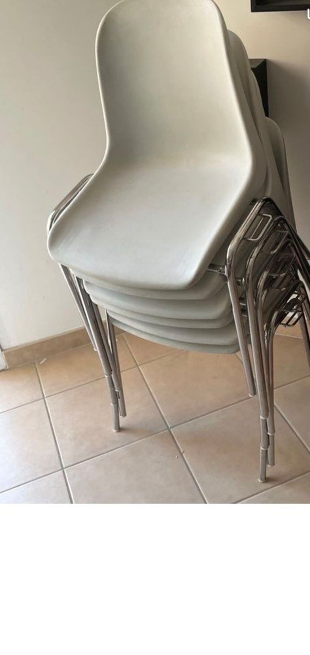 Lot de 6 chaises empilables Meubles