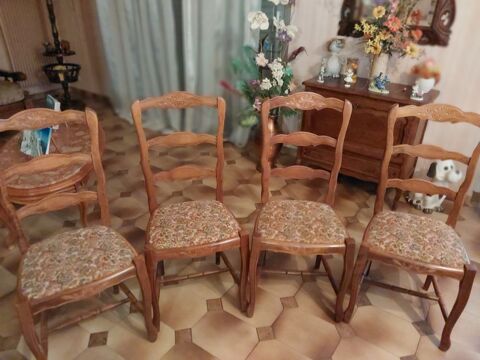 CHAISE DE SALON EN BOIS ET TISSU 10 Colmar (68)