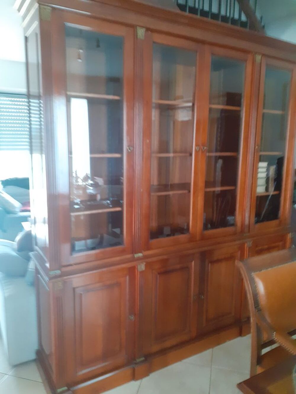 Magnifique biblioth&egrave;que style Louis Philippe Meubles