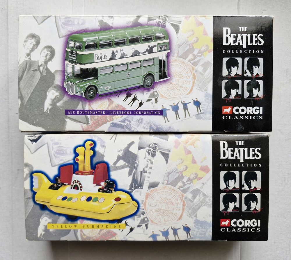 THE BEATLES COLLECTION Bus a imp&eacute;riale &amp; Yellow Submarine Jeux / jouets