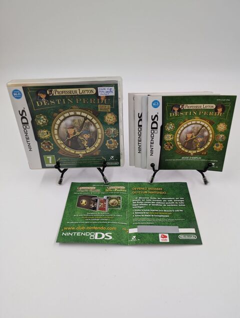 Jeu Nintendo DS Professeur Layton et le Destin Perdu complet 24 Vulbens (74)