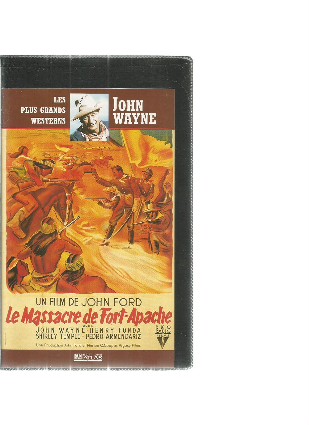 Le massacre de fort apache - john wayne - vhs - livraison ok 
