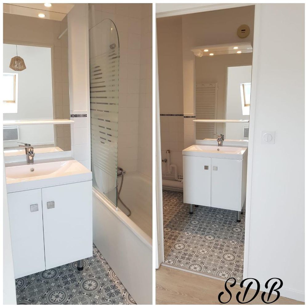 Location Appartement Appartem F2 refait à neuf meublé 36 m² Carrez / 42 m² au sol Crécy-la-chapelle