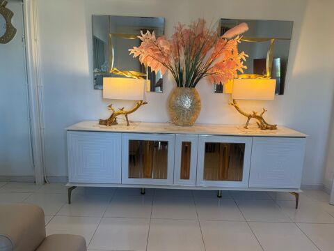 Buffet blanc design moderne  cinq portes 1000 Livry-Gargan (93)