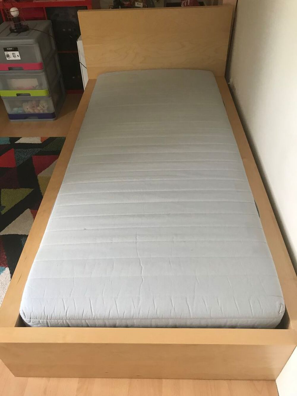 Literie compl&egrave;te 1 personne : 90x200cm Meubles