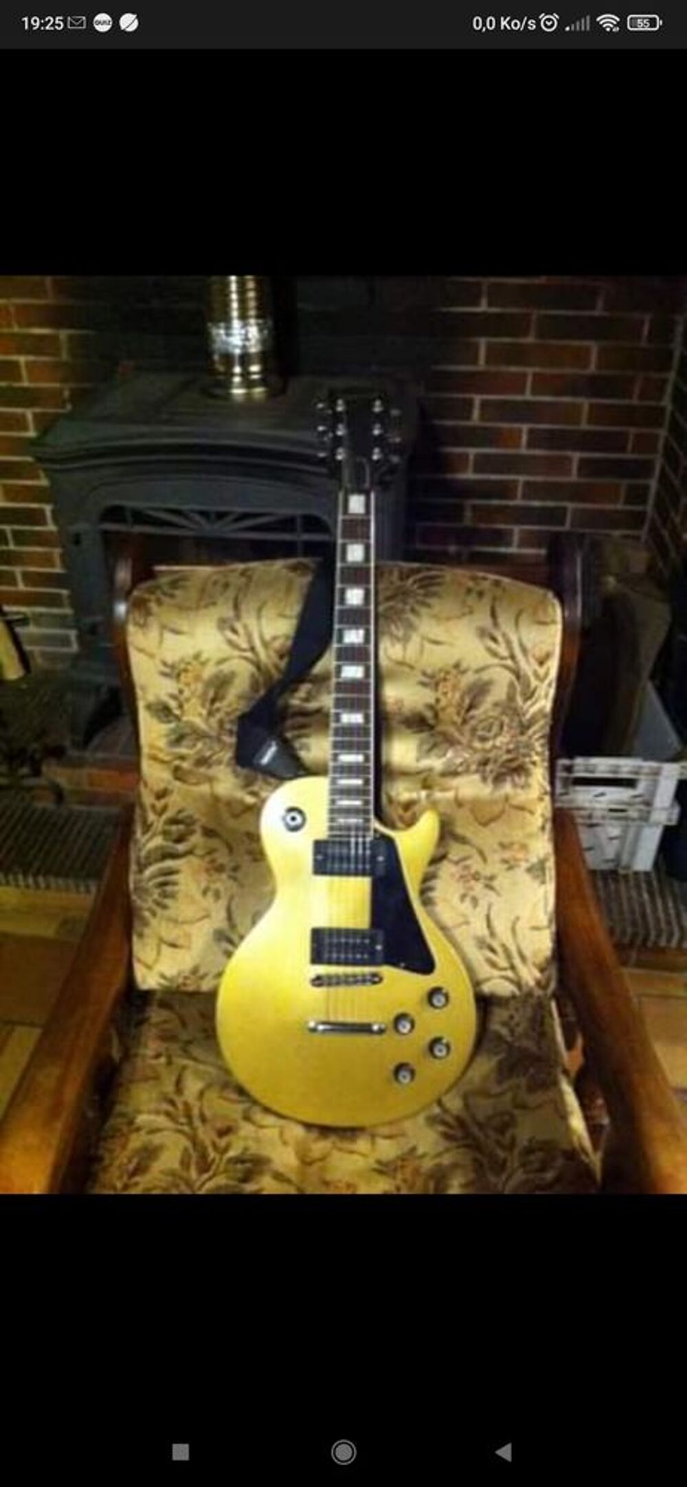 Guitare Gherson Les Paul Gold Top Instruments de musique