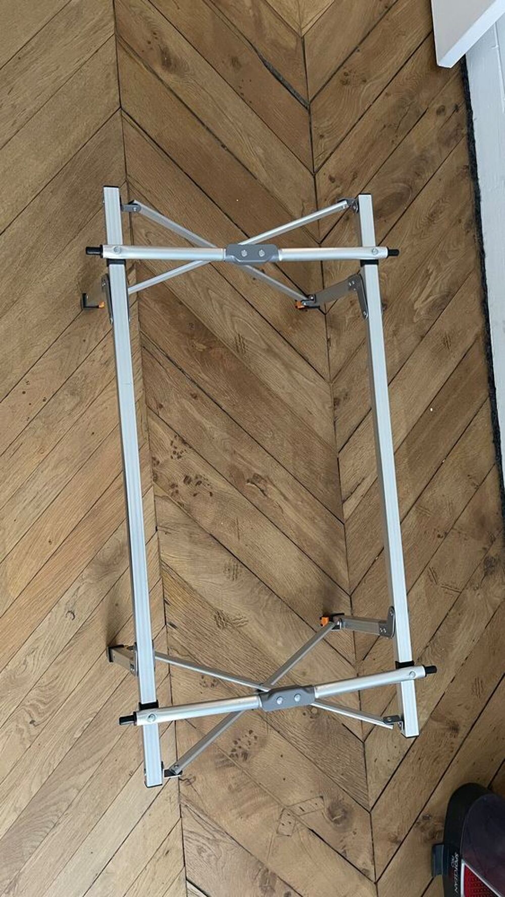 2 tables aluminium pliantes pour ext&eacute;rieur Jardin