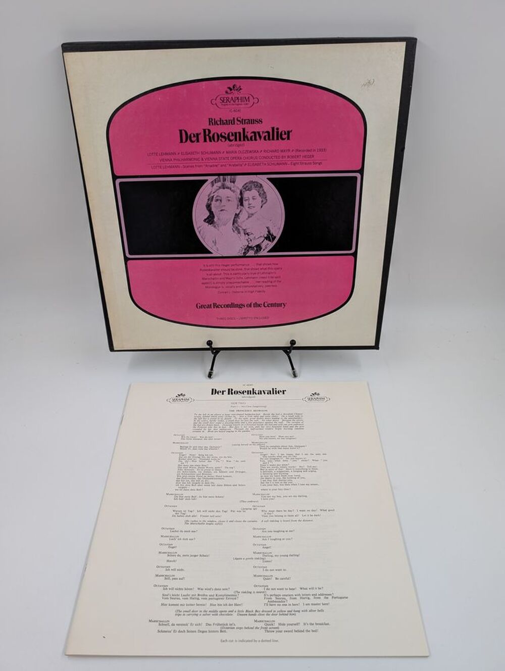 Coffret Vinyle 33 tours Richard Strauss : Der Rosenkavalier CD et vinyles