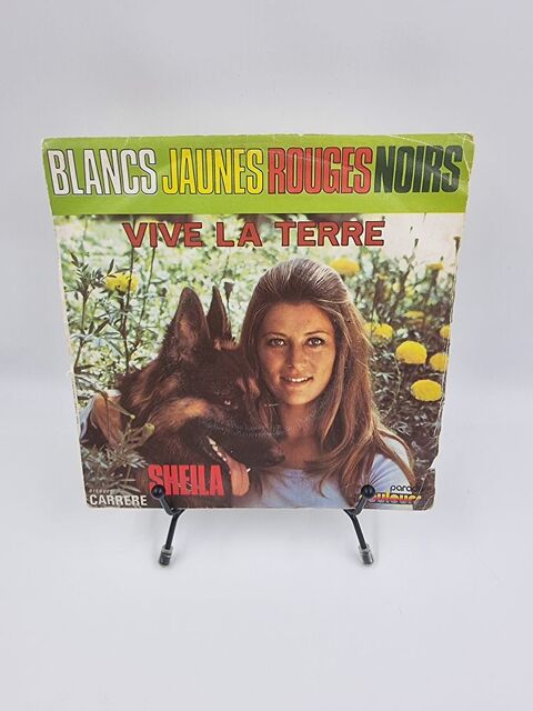 Vinyle 45 tours Sheila : Blancs Jaunes Rouges Noirs : Vive.. 1 Vulbens (74)