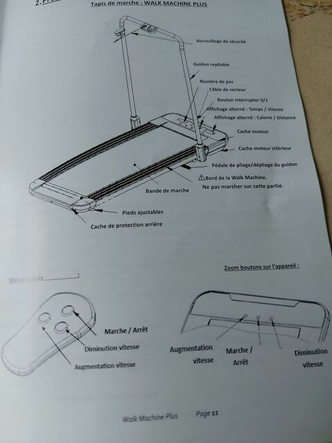 Tapis de marche pliable  220 Ivry-la-Bataille (27)