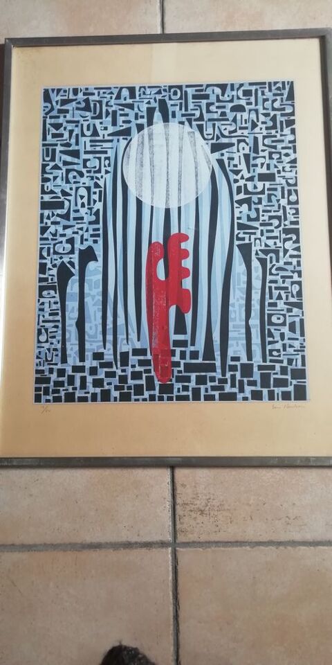 Lithographie Ervin Neuhaus 100 Gresse-en-Vercors (38)