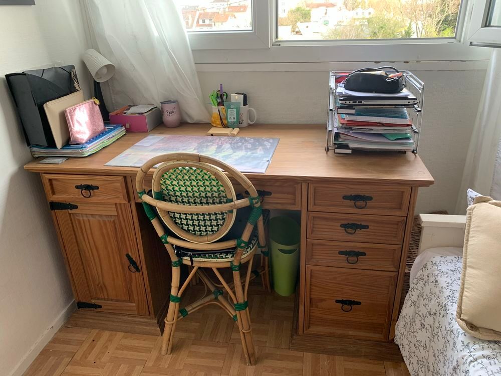 bureau en vrai bois Meubles
