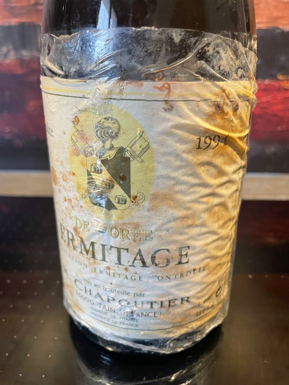 1 Bt ERMITAGE DE L'OREE Chapoutier Blanc 1994 99pk Cuisine
